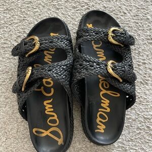 Sam Edelman Black Braided Sandals